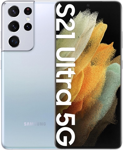Samsung Galaxy S21 Ultra 256GB Phantom Silver, Unlocked C